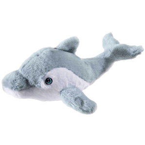 Heunec Plüschtier  Delfin ¦ grau ¦ Maße (cm): B: 21 H: 11