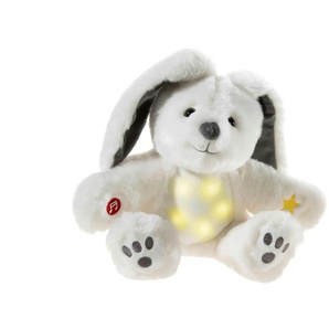 Heunec Plüschtier Hase mit LED - weiß - Materialmix - 23 cm - 19 cm | Möbel Kraft