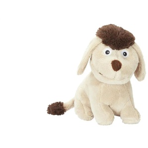 Heunec Plüschtier Hund Moppi - braun - Materialmix - 12 cm - 24 cm | Möbel Kraft