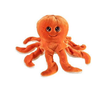 Heunec Plüschtier  Oktopus ¦ orange ¦ Maße (cm): B: 32 H: 16