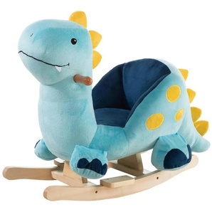 Heunec Schaukeltier   Dinosaurier ¦ blau ¦ Maße (cm): B: 34 H: 50