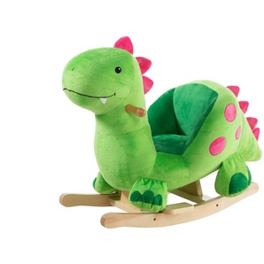 Heunec Schaukeltier Dino - grün - Materialmix - 34 cm - 50 cm | Möbel Kraft