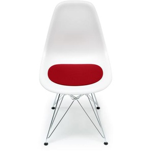 HEY-SIGN EAMES PLASTIC SIDECHAIR Sitzauflage - rot - Anti-Rutsch - 35x31 cm