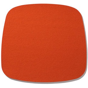Hey-Sign Sitzauflage Eames Armchair mango orange, Designer Bernadette Ehmanns, 0.5x37x35 cm