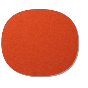 Hey-Sign Sitzauflage Eames Side Chair mango orange, Designer Bernadette Ehmanns, 0.5x35x31 cm