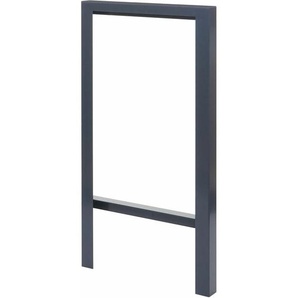 HHG - Fahrradbügel 305 Fahrradständer Anlehnbügel, verzinkter Karbonstahl Outdoor-pulverbeschichtet 115x60x6cm anthrazit