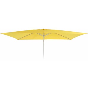 HHG - neuwertig] Ersatz-Bezug für Sonnenschirm Castellammare, Sonnenschirmbezug Ersatzbezug, 2x3m rechteckig Stoff/Textil 4,5kg uv 50+ gelb