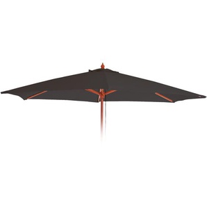 HHG - neuwertig] Ersatz-Bezug für Sonnenschirm Lissabon, Sonnenschirmbezug Ersatzbezug, ø 3m Polyester 6 Streben anthrazit