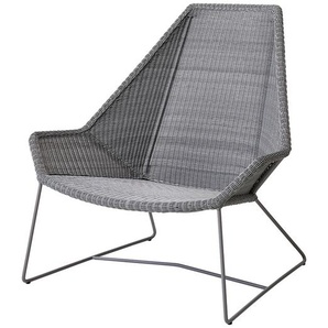 Highback Sessel Breeze Cane-line grau, Designer Christina Strand, Niels Hvass, 98x98x87 cm