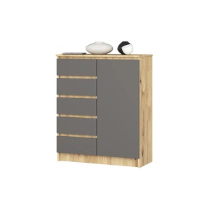 Highboard 80 cm breit - mehrfarbig - Materialmix - 80 cm - 97 cm | Möbel Kraft