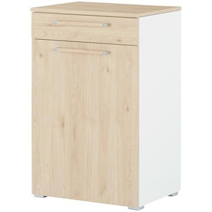 Highboard  Andoro Basic ¦ holzfarben ¦ Maße (cm): B: 60 H: 95,6 T: 46