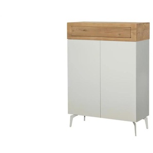 Highboard - beige - Materialmix - 90 cm - 130 cm - cm 40,0 | Möbel Kraft