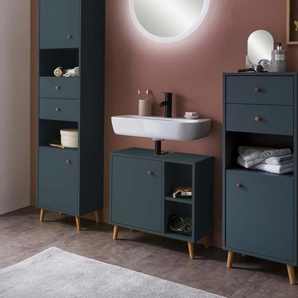 Highboard »Bjarne« - braun - Holz -
