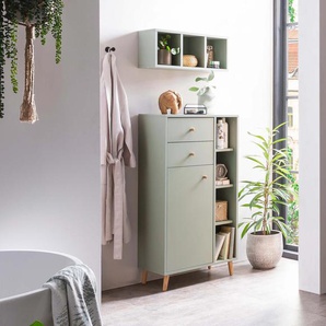 Highboard »Bjarne« - braun - Holz -