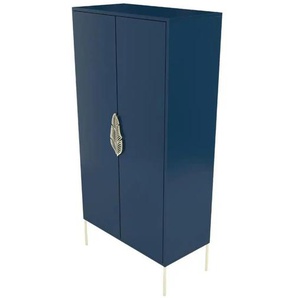 Highboard  Merlin ¦ blau ¦ Maße (cm): B: 80 H: 160