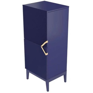 Highboard - blau - Materialmix - 50,5 cm - 120,5 cm | Möbel Kraft