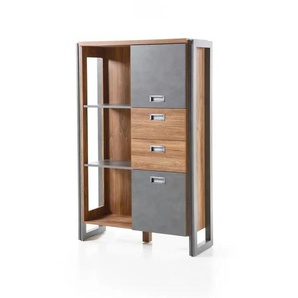 Highboard - braun - Materialmix - 90 cm - 140 cm | Möbel Kraft