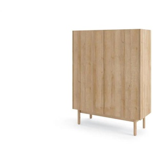 Highboard - braun - Materialmix - 97 cm - 122 cm | Möbel Kraft