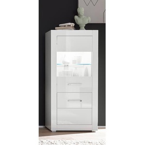 Highboard II 65 x 142 x 35cm Weiß