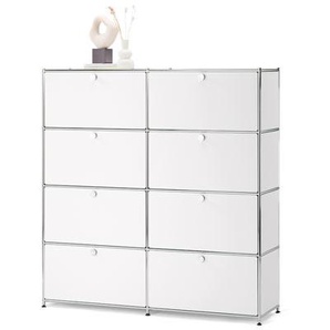 Highboard »CN3« mit 8 Klappen, weiß