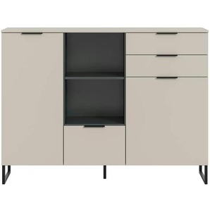 Highboard   ¦ creme ¦ Maße (cm): B: 150 H: 112