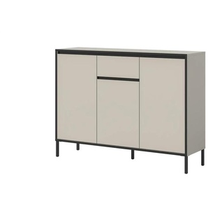 Highboard - creme - Materialmix - 136 cm - 101 cm | Möbel Kraft