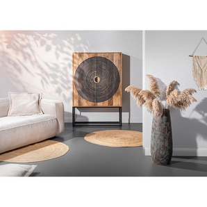 Highboard Curbar 100 x 150 x 40cm Braun/Hellbraun