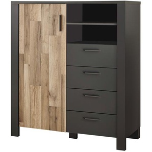 Highboard  Dallas ¦ holzfarben ¦ Maße (cm): B: 116 H: 131 T: 46