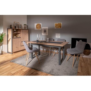Highboard 120 x 140 x 40cm Braun