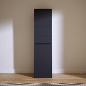 Highboard Graphitgrau - Highboard: Schubladen in Graphitgrau & Türen in Graphitgrau - Hochwertige Materialien - 41 x 156 x 34 cm, Selbst designen