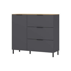 Highboard - grau - Materialmix - 109 cm - 98 cm | Möbel Kraft