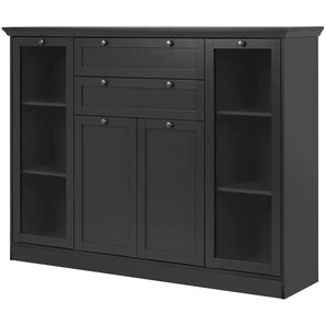 Highboard - grau - Materialmix - 160 cm - 120 cm - cm 40,0 | Möbel Kraft