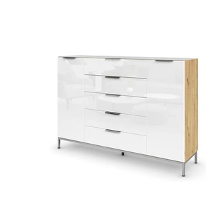 Highboard   ¦ holzfarben ¦ Maße (cm): B: 160 H: 110
