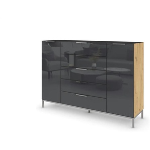 Highboard   ¦ holzfarben ¦ Maße (cm): B: 160 H: 110