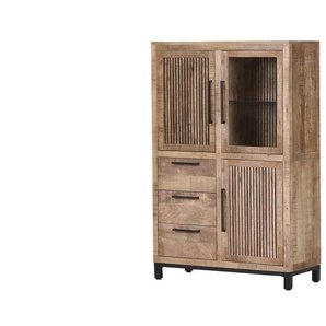 Highboard  Kuba ¦ holzfarben ¦ Maße (cm): B: 95 H: 145 T: 43.0