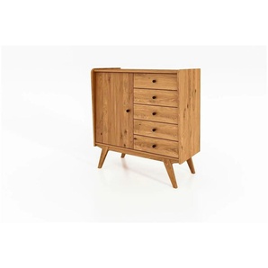 Highboard - holzfarben - Materialmix - 100 cm - 105 cm | Möbel Kraft