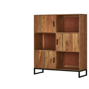 Highboard - holzfarben - Materialmix - 120 cm - 140 cm - cm 39,0 | Möbel Kraft