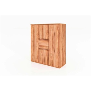 Highboard - holzfarben - Materialmix - 129 cm - 129 cm | Möbel Kraft
