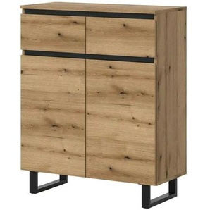 Highboard - holzfarben - Materialmix - 80 cm - 99 cm | Möbel Kraft