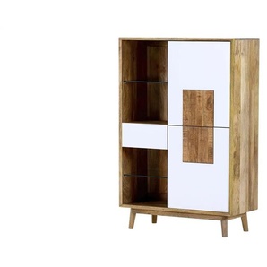 Highboard - holzfarben - Materialmix - 90 cm - 135 cm - cm 40,0 | Möbel Kraft