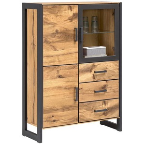 Highboard II 98 x 141 x 40cm Braun