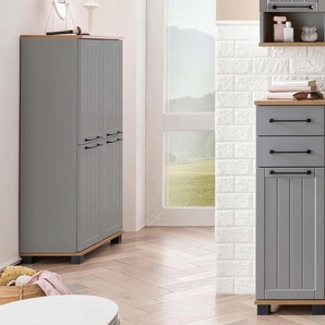 Highboard »Jelda« - schwarz - Holz -