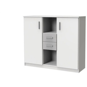 Highboard Joker - weiß - Materialmix - 122 cm - 105 cm - cm 41,0 | Möbel Kraft