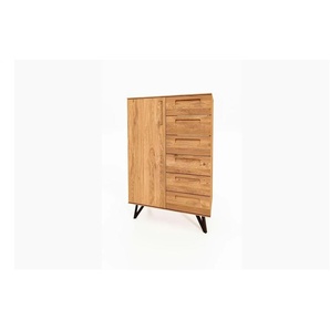 Highboard Karl ¦ holzfarben ¦ Maße (cm): B: 91 H: 140