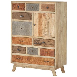 Highboard  Kona ¦ Maße (cm): B: 90 H: 125 T: 40