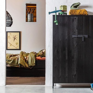 Highboard Lamasco 100 x 141 x 42cm Schwarz