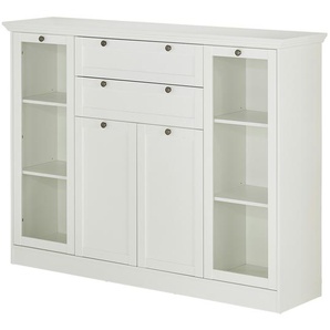 Highboard  Laurito ¦ weiß ¦ Maße (cm): B: 160 H: 120 T: 40