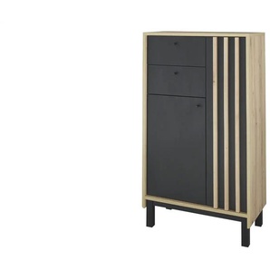 Highboard Leoben | schwarz | 60 cm | 106 cm | cm 32,0 |