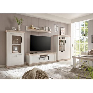 Highboard III 105 x 146 x 37cm Weiß