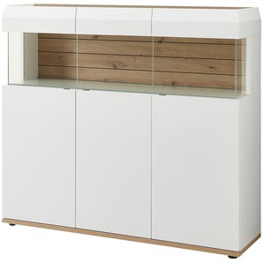 Highboard  Light Line 2 Neo ¦ weiß ¦ Maße (cm): B: 149 H: 133 T: 41